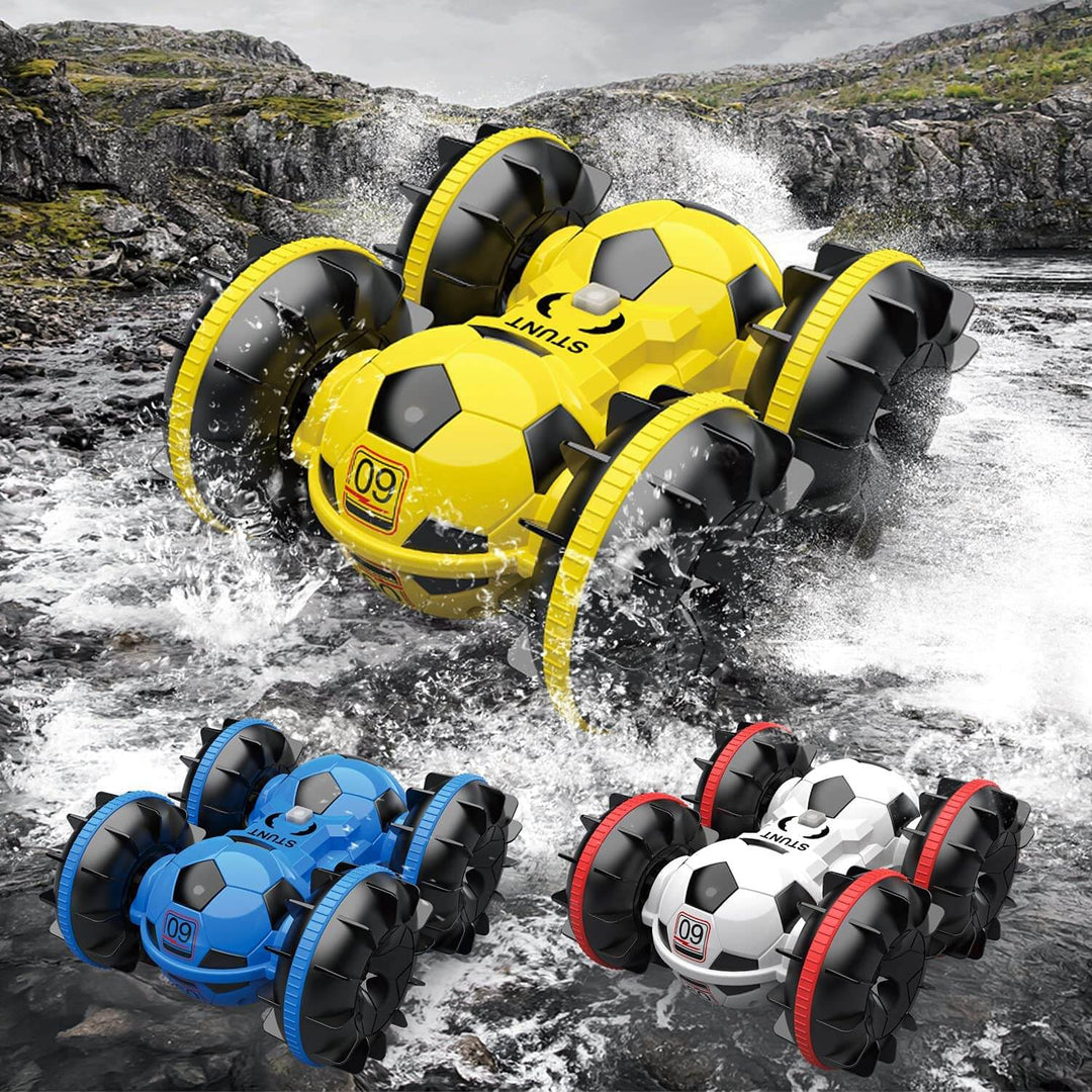 Kalsten | Amphibious Remote-Controlled Car, All-Terrain Football, Remote-Controlled Boat, Pool Toy, Gift for Boys and Girls