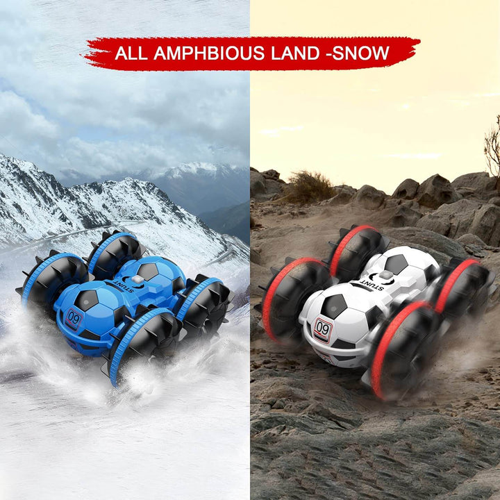Kalsten | Amphibious Remote-Controlled Car, All-Terrain Football, Remote-Controlled Boat, Pool Toy, Gift for Boys and Girls