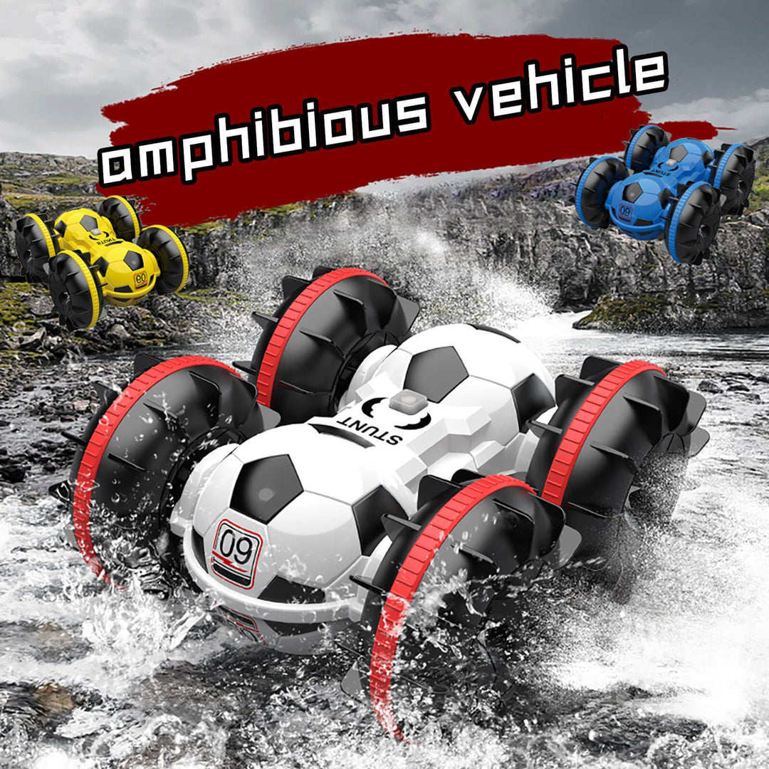 Kalsten | Amphibious Remote-Controlled Car, All-Terrain Football, Remote-Controlled Boat, Pool Toy, Gift for Boys and Girls
