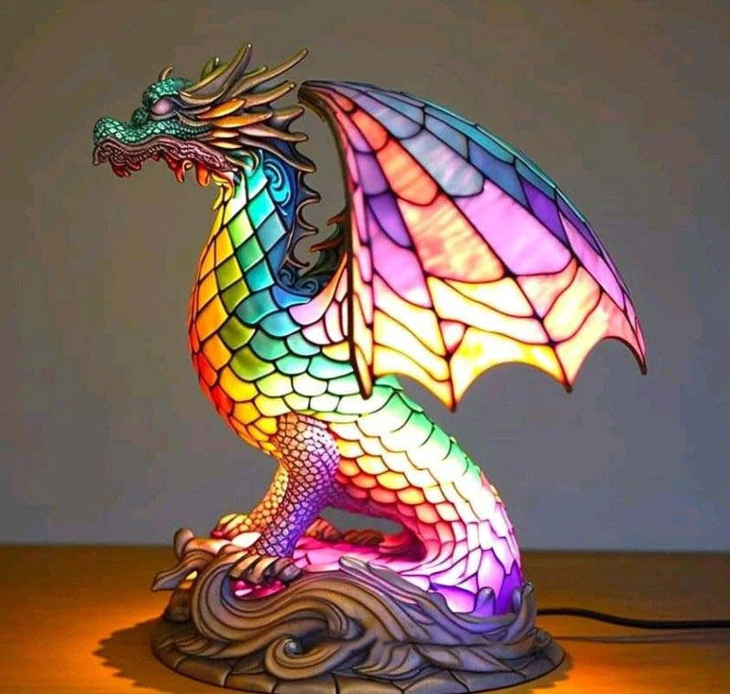 Decorative Animal Glass Table Lamp Kalsten