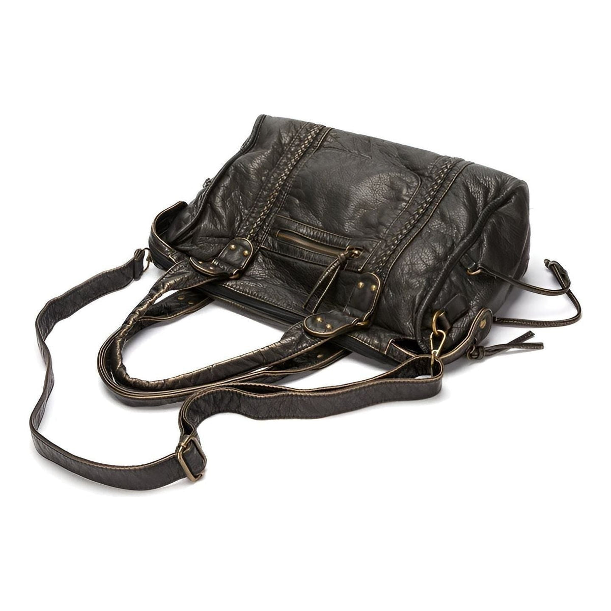 Skanto | Genuine Leather Shoulder Bag – Elegant and Durable Handbag for Work and Everyday