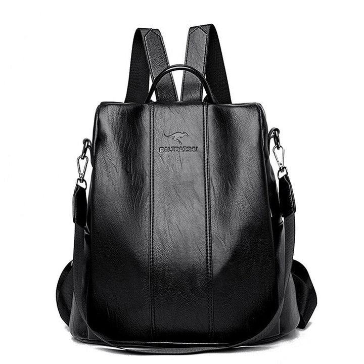 Kalsten | Theft-Proof Leather Backpack for Women in Vintage Style