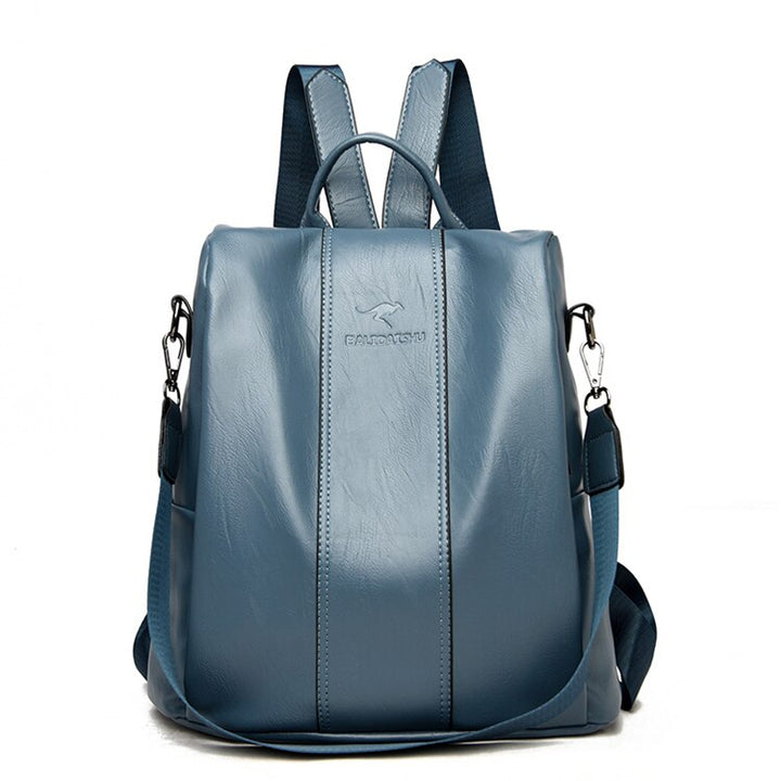 Kalsten | Theft-Proof Leather Backpack for Women in Vintage Style