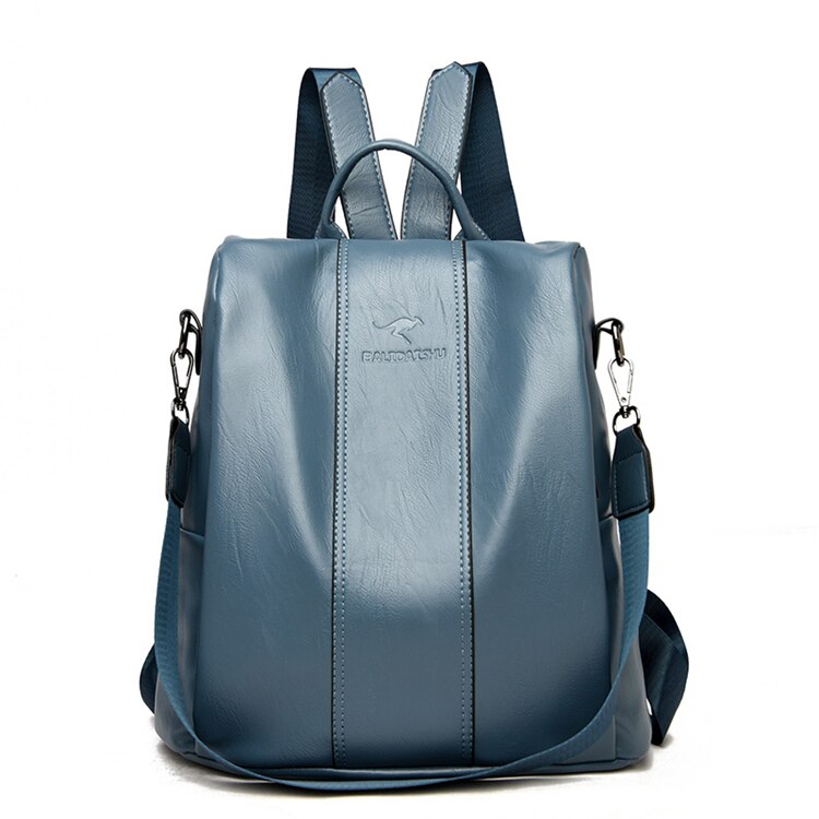 Kalsten | Theft-Proof Leather Backpack for Women in Vintage Style