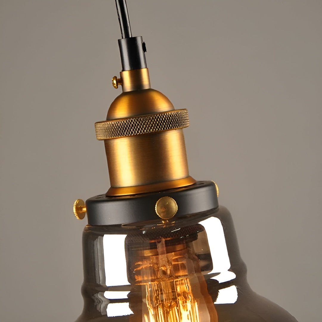 Hanging lamp made of antique glass – Vintage style for stylish lighting | Kalsten