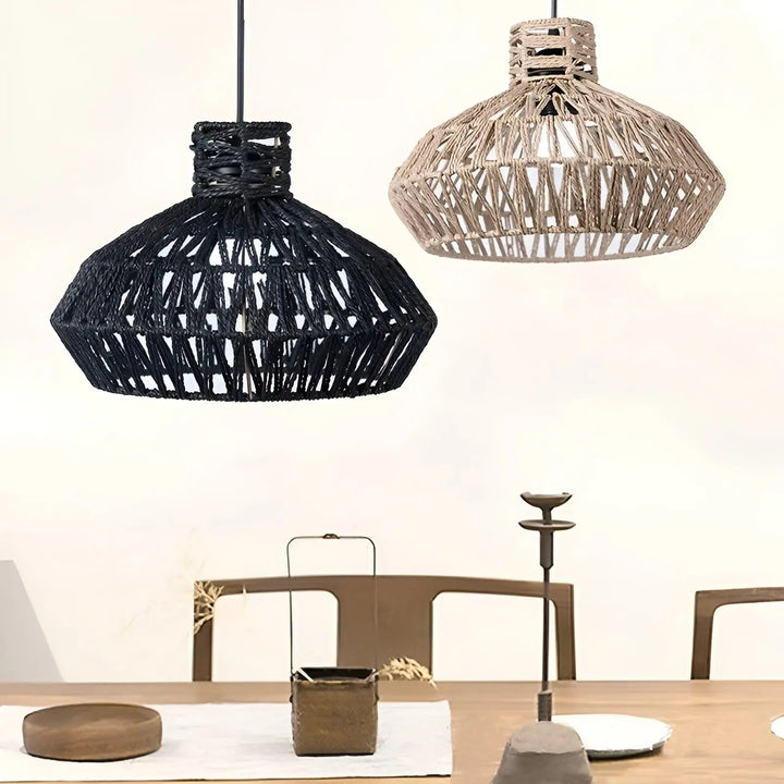 Elegant Vintage Rattan Pendant Lamp – Timeless Luxury for Every Space Kalsten