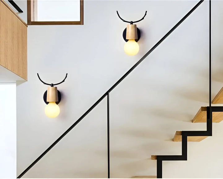 Nordic Glow Antler LED Wall Lamp – Elegant & Energy Efficient Design Kalsten