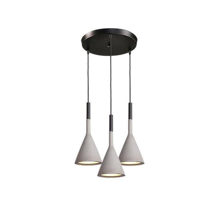 Conical Concrete Drop light Pendant Light | Kalsten