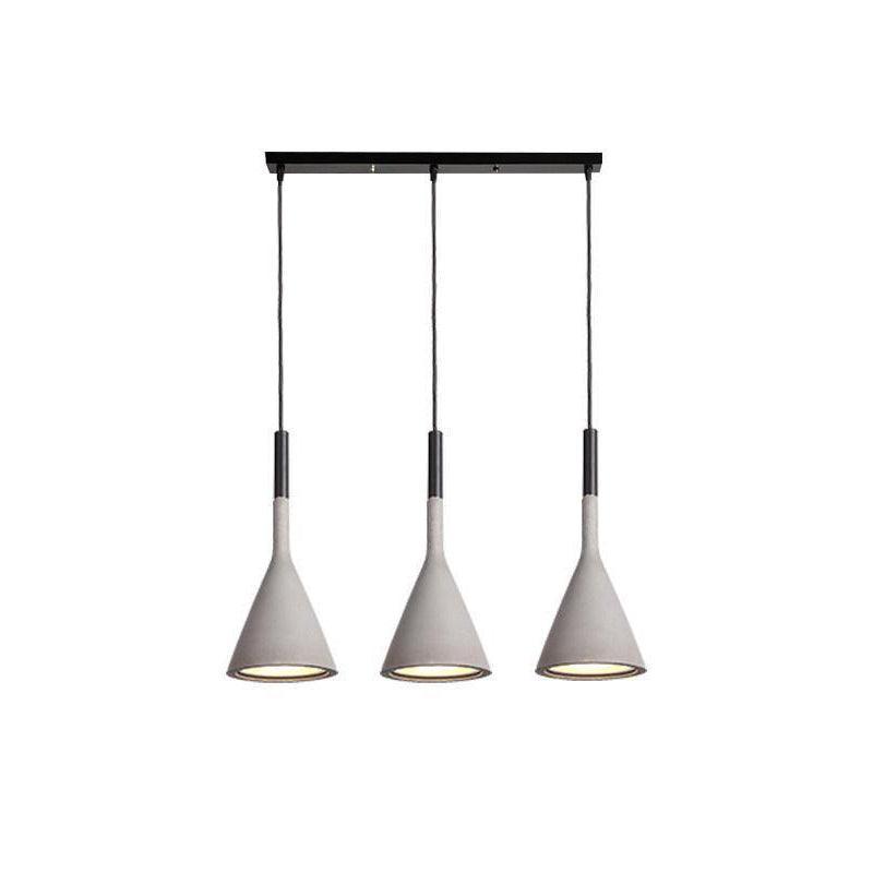 Conical Concrete Drop light Pendant Light | Kalsten