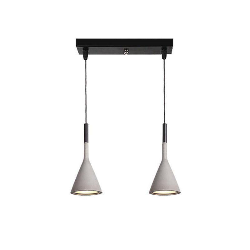 Conical Concrete Drop light Pendant Light | Kalsten