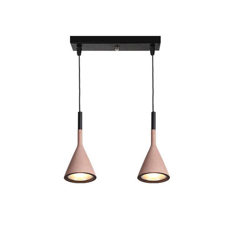 Conical Concrete Drop light Pendant Light | Kalsten