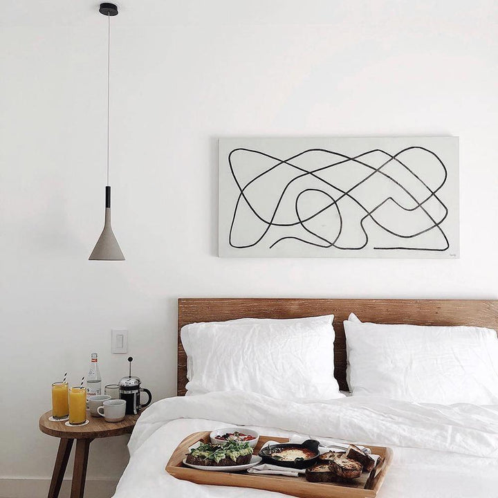 Conical Concrete Drop light Pendant Light | Kalsten