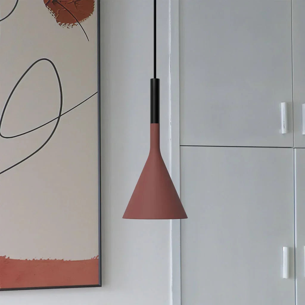 Pendant Light Concrete 10 in Grey Adjustable Dining Room Kitchen Island Hanging Ceiling Lamp | Kalsten