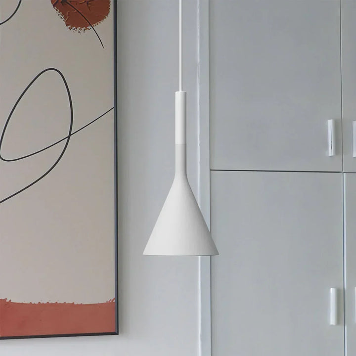 Pendant Light Concrete 10 in Grey Adjustable Dining Room Kitchen Island Hanging Ceiling Lamp | Kalsten