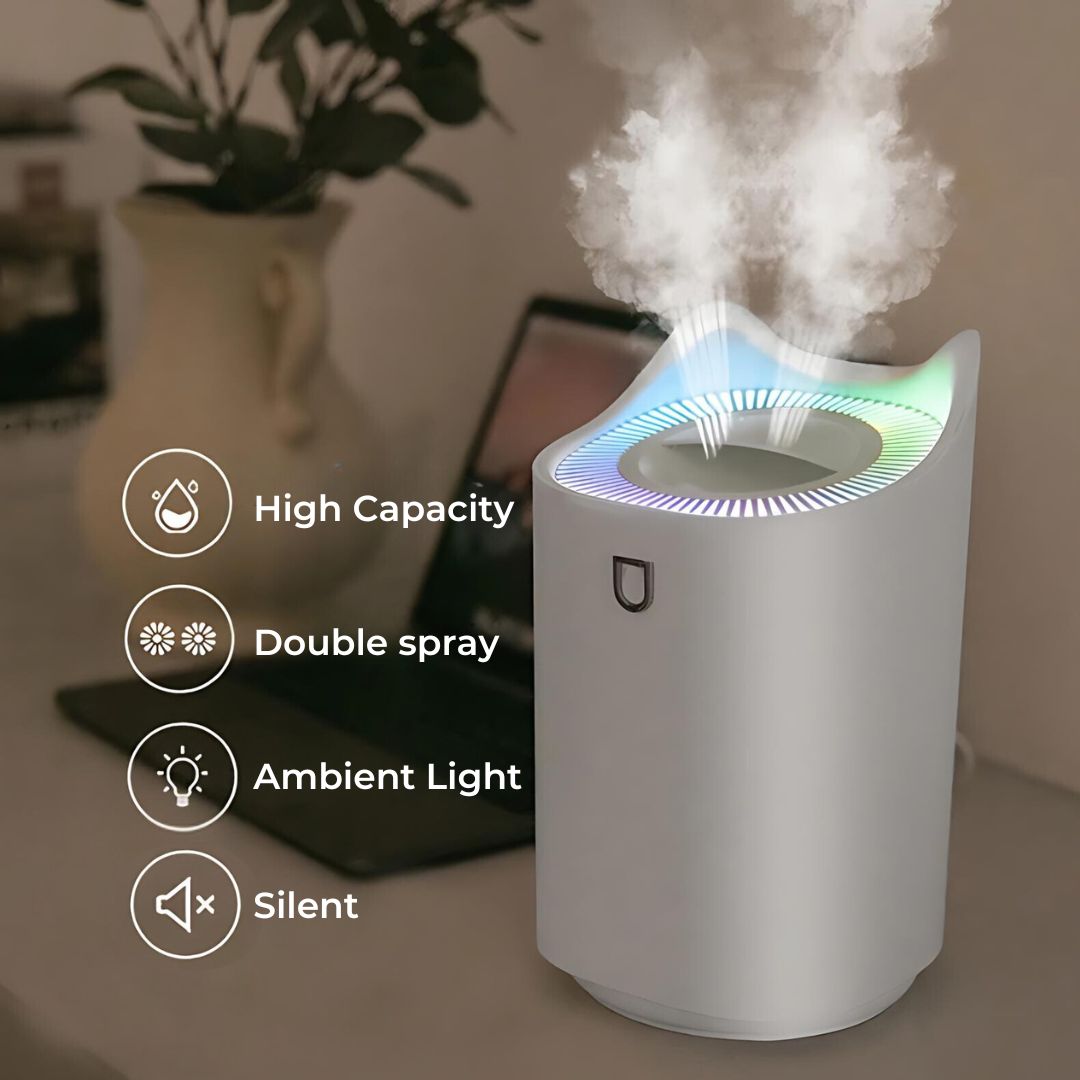 Skanto | Ultrasonic Humidifier with Mist Technology for Breathable & Comfortable Living Spaces