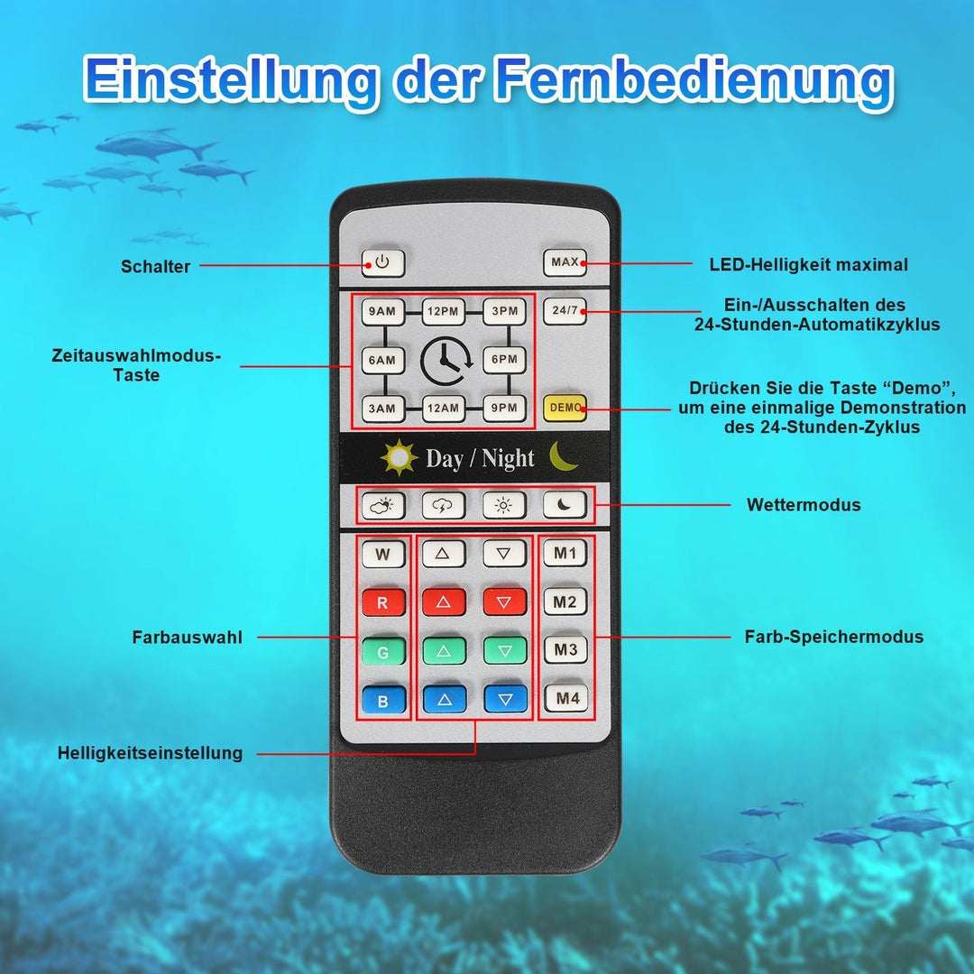 LED Aquarium Lighting 24/7 Mode with Timer | Kalsten