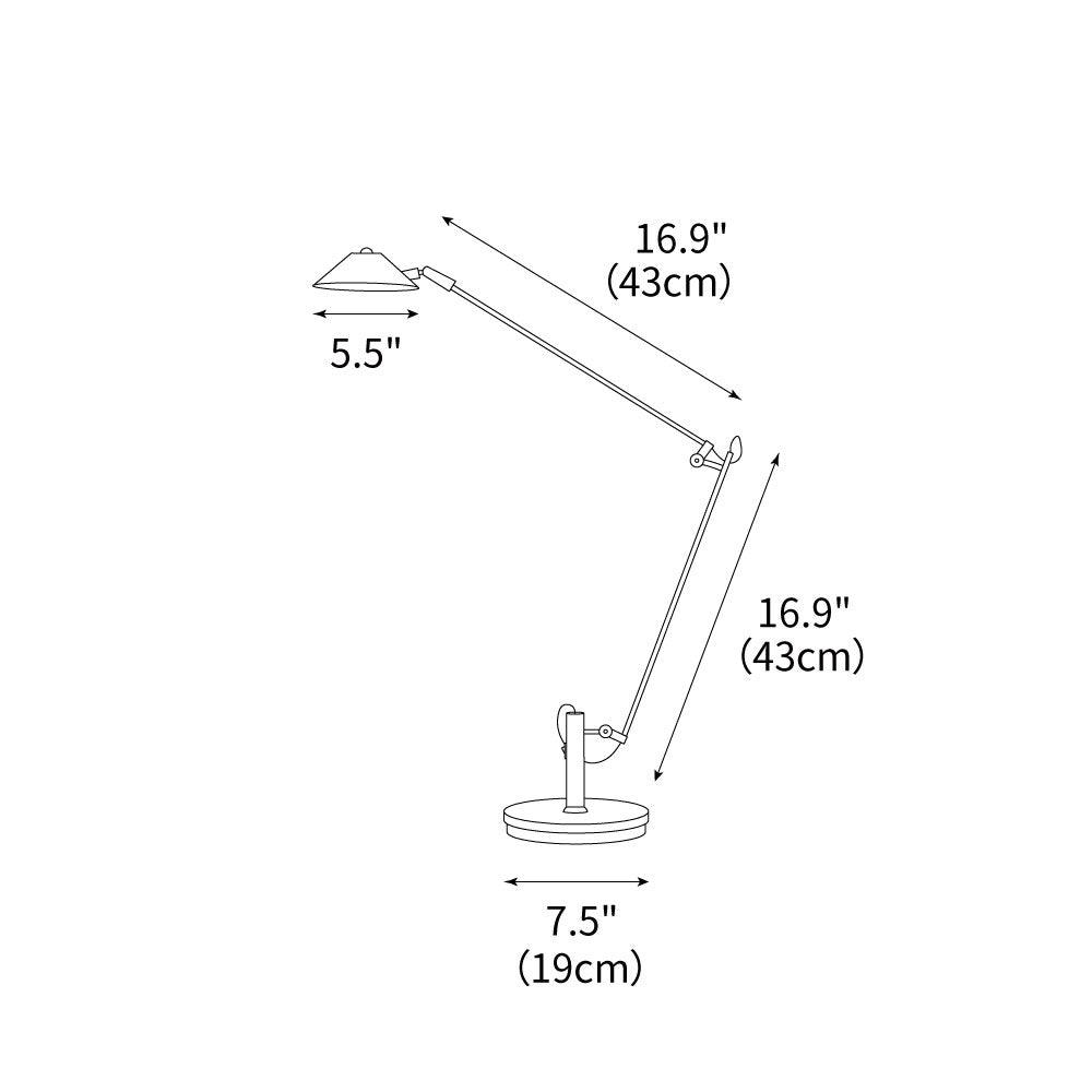 Arcadia Table Lamp 7.5' | Kalsten