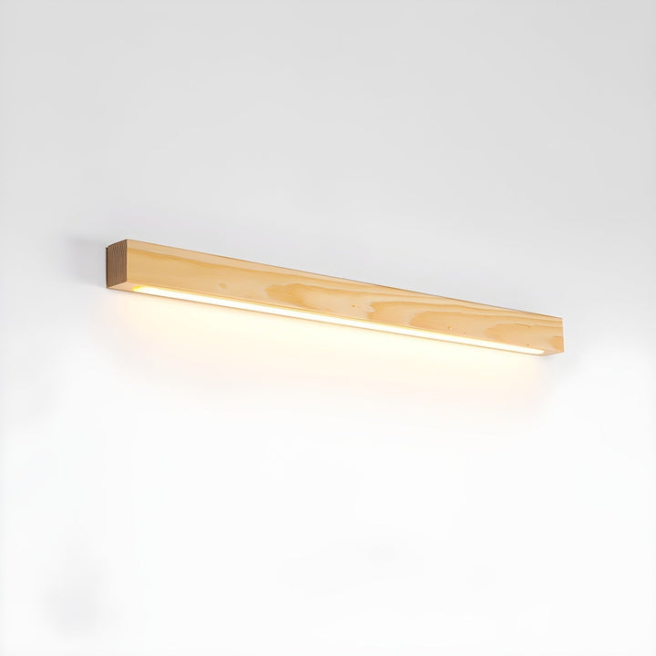 Arlo Linear Wood Lamp bracket Wall Light | Kalsten