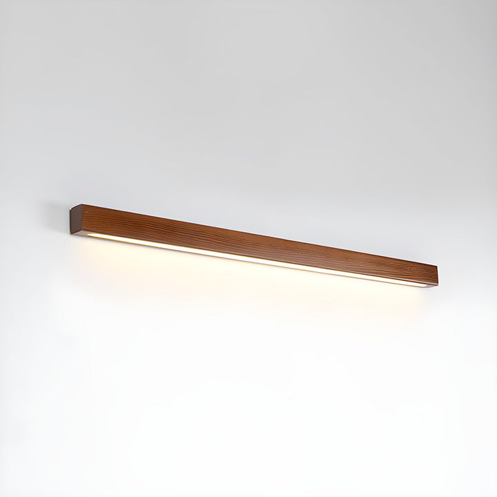 Arlo Linear Wood Lamp bracket Wall Light | Kalsten