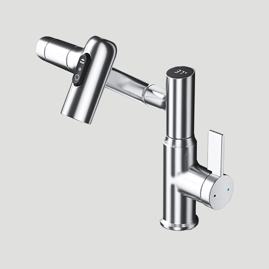 LUSTRAFLOW 360° faucet with LED temperature display | Kalsten