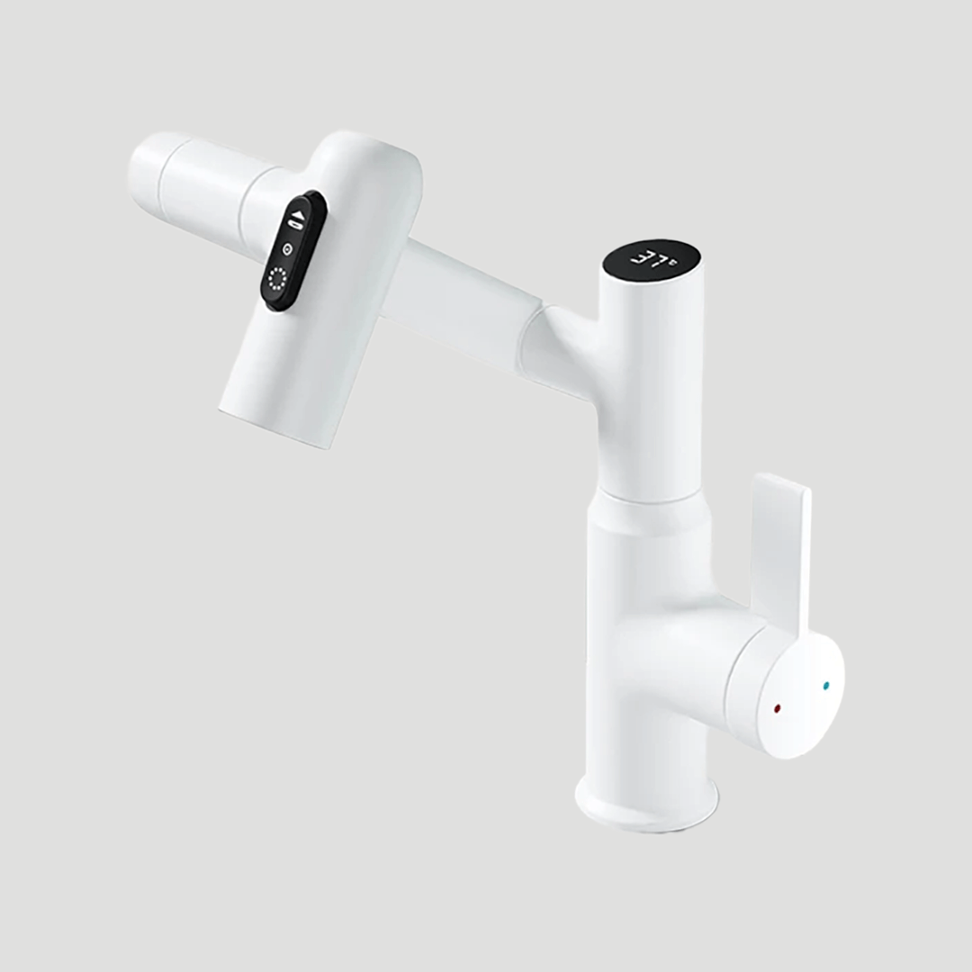 LUSTRAFLOW 360° faucet with LED temperature display | Kalsten