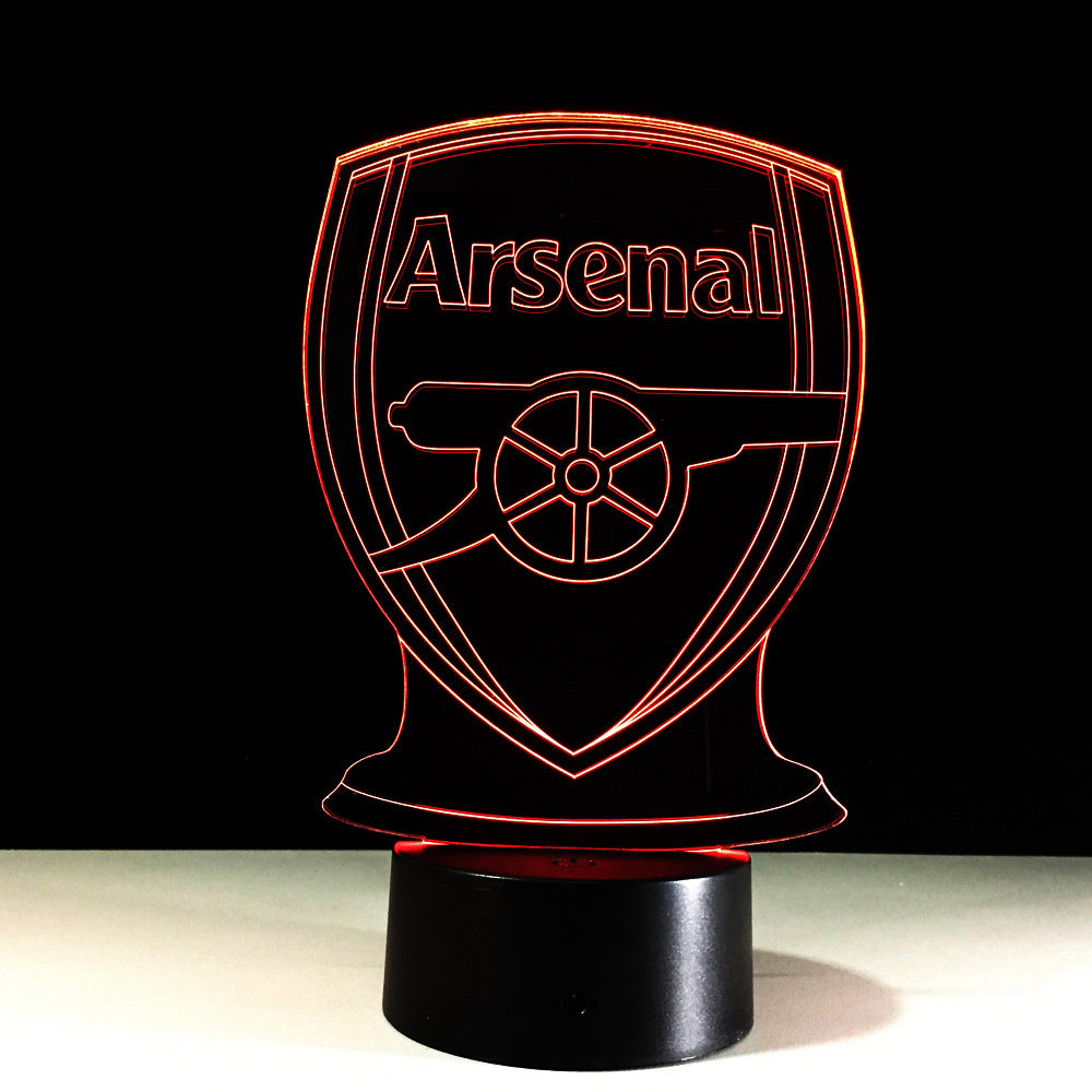 Football Arsenal 3D Optical Illusion Lamp | Kalsten