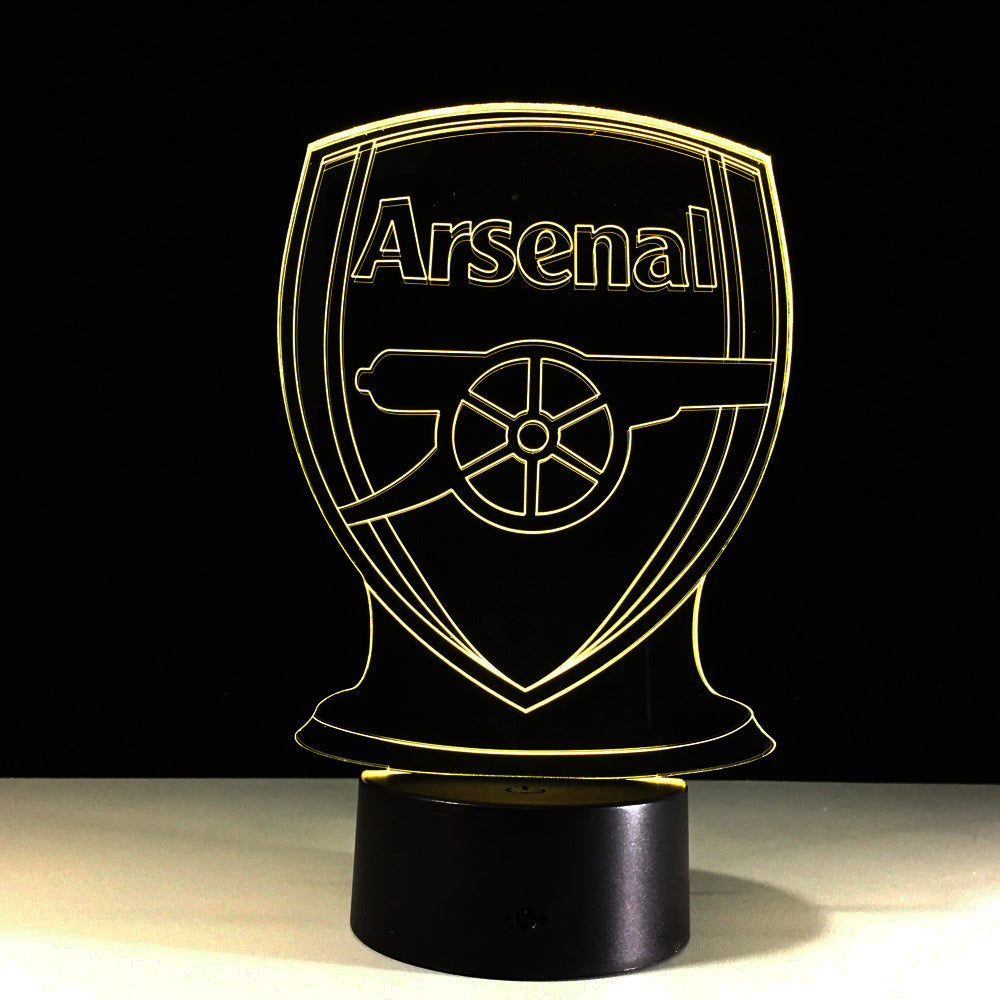 Football Arsenal 3D Optical Illusion Lamp | Kalsten