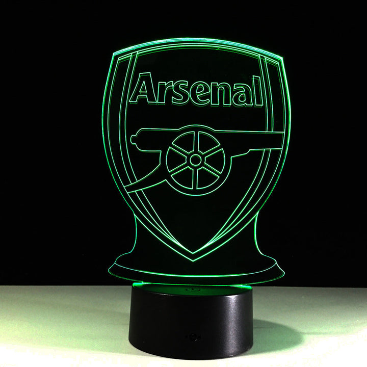 Football Arsenal 3D Optical Illusion Lamp | Kalsten