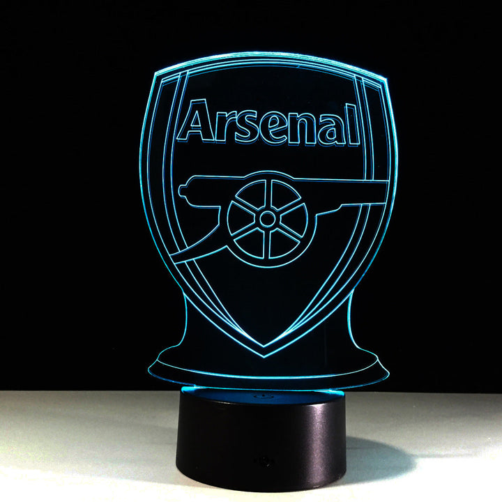 Football Arsenal 3D Optical Illusion Lamp | Kalsten