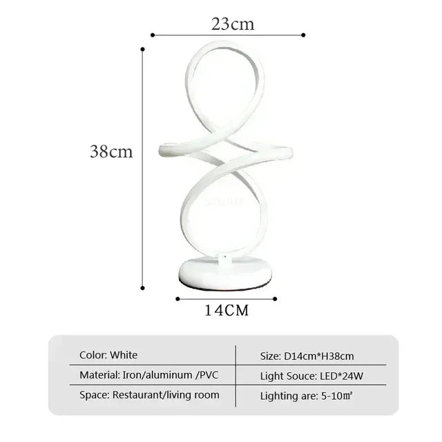 Luxe Lines Table Lamp | Kalsten