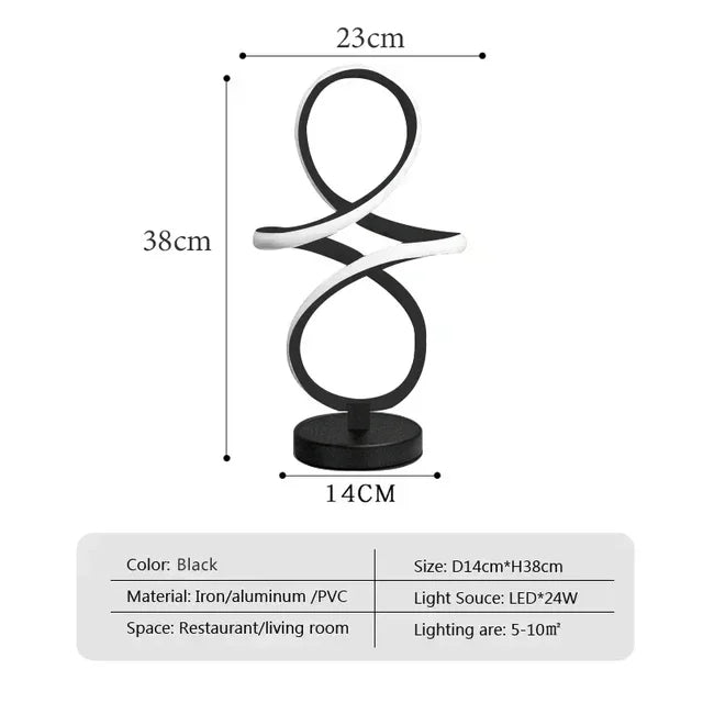 Luxe Lines Table Lamp | Kalsten