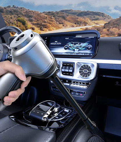 Cordless car vacuum cleaner with 95,000 Pa suction power – light and quiet