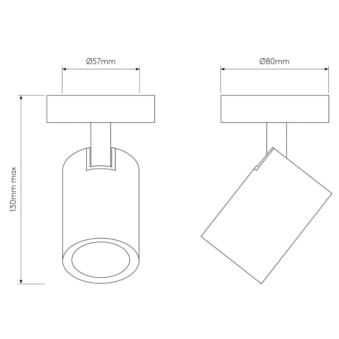 Astro Ascoli Single Switch Wall Light