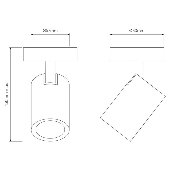 Astro Ascoli Single Switch Wall Light