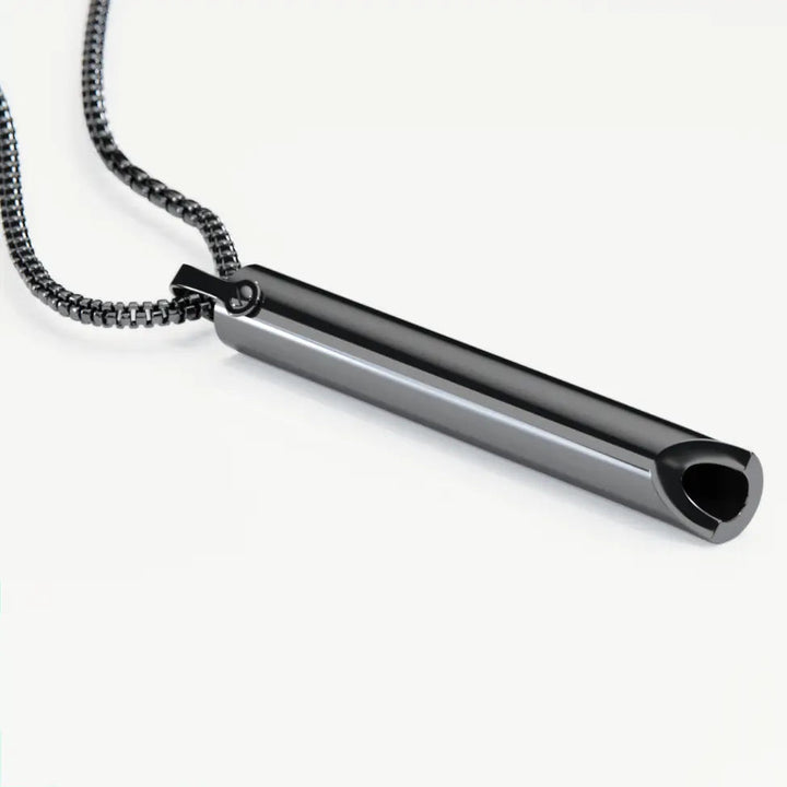 Kalsten | Breathing chain made of stainless steel – For quitting smoking & stress relief