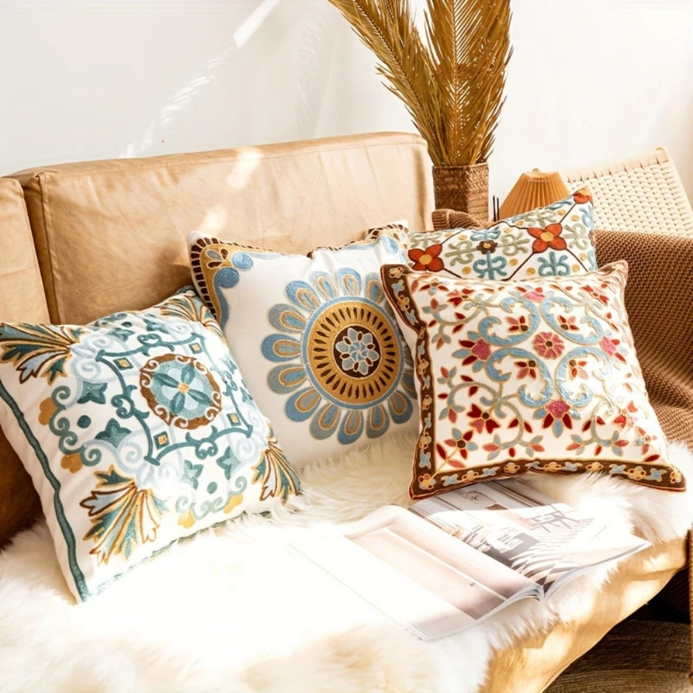 Kalsten | Aurae Embroidered Vintage Cushion Cover