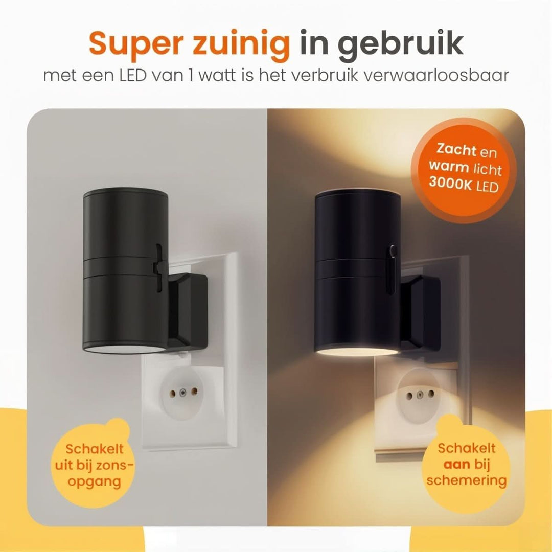 Dimmable LED Night Light with Day/Night Sensor