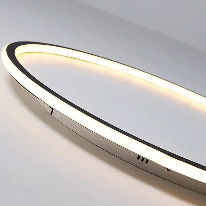 Scandinavian LED ceiling lamp with warm, glare-free light