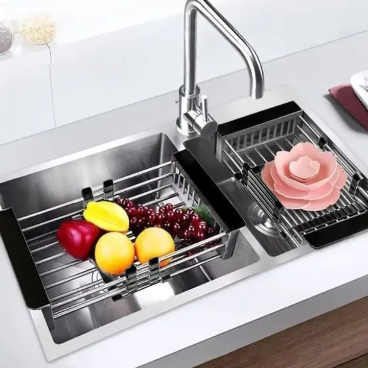 Kalsten | Extendable Dish Rack – Drying & Washing Possible in the Smallest Space