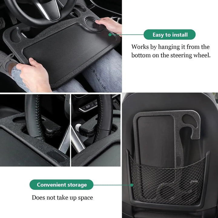 Kalsten | Car Dining Table & Laptop Holder – Directly mountable at the steering wheel