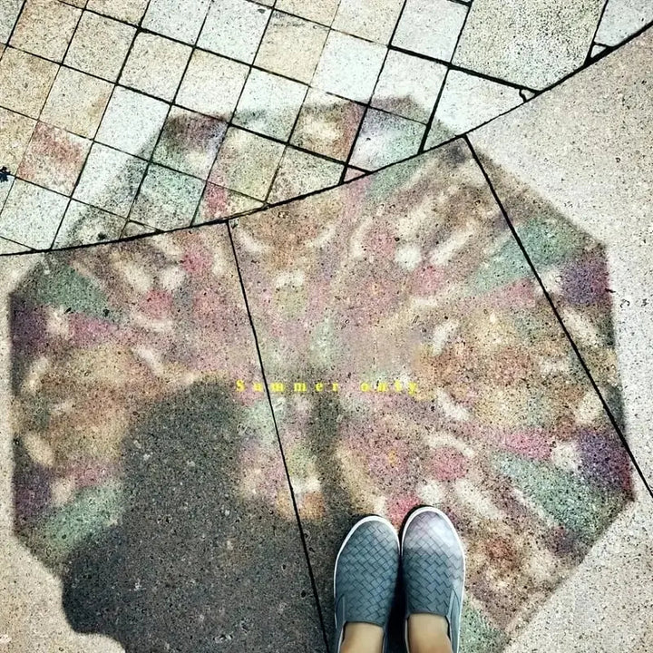 Kalsten | Automatic Umbrella – Vintage Design with Stained Glass and Wind PRedection