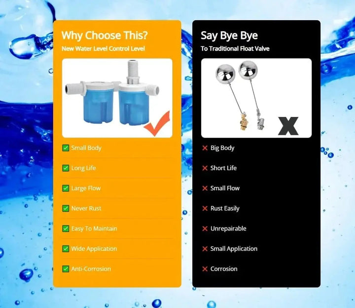 Kalsten | Automatic Water Level Valve – No Electricity, Control & Overflow Risk