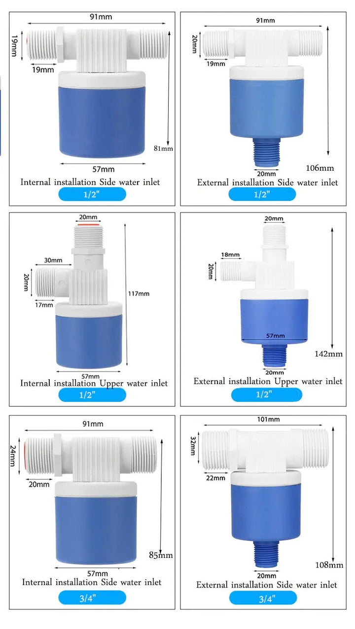 Kalsten | Automatic Water Level Valve – No Electricity, Control & Overflow Risk