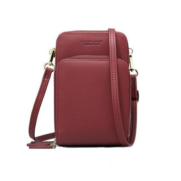 Kalsten | Triple Secure Leather Phone Purse: Elegance Meets Practicality