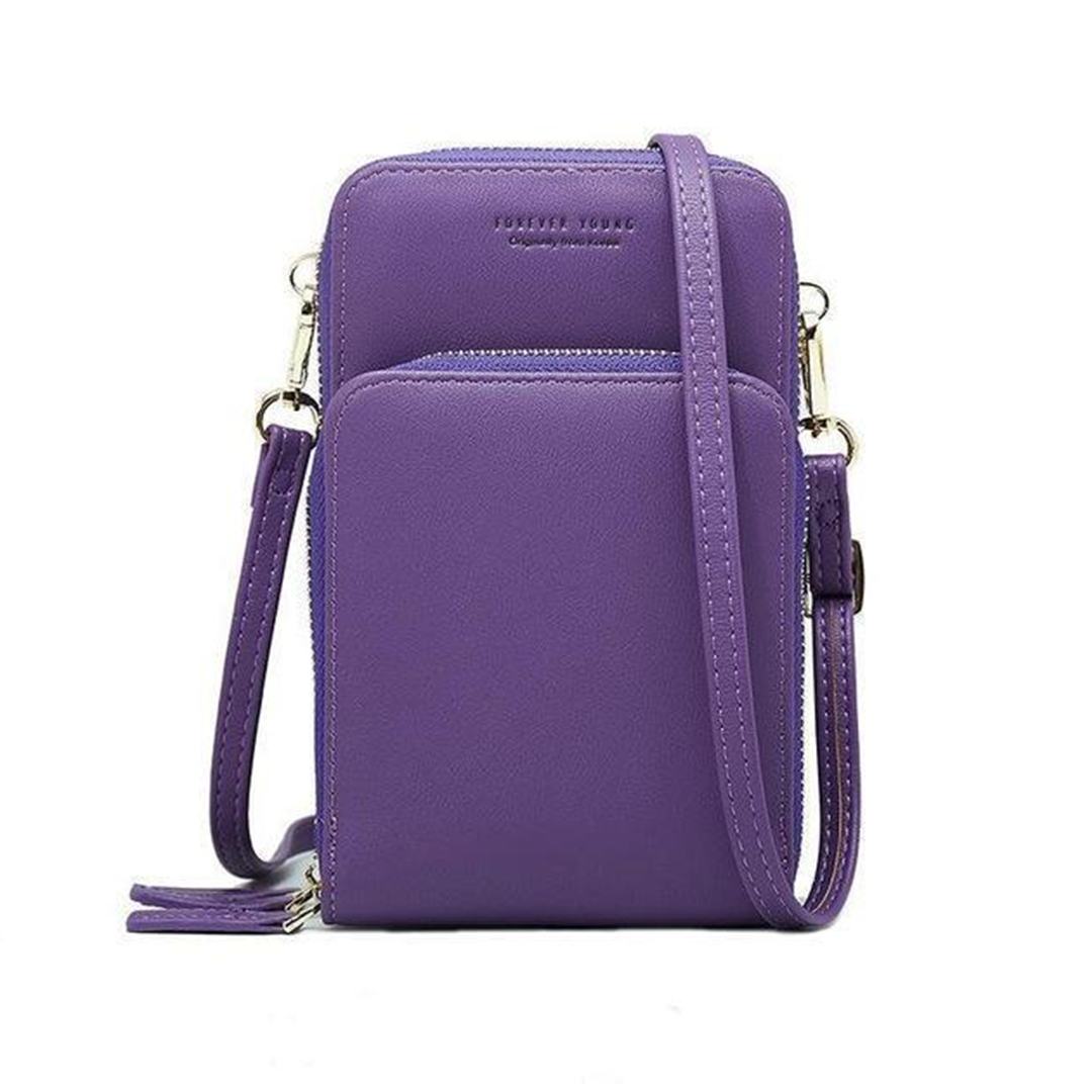 Kalsten | Triple Secure Leather Phone Purse: Elegance Meets Practicality