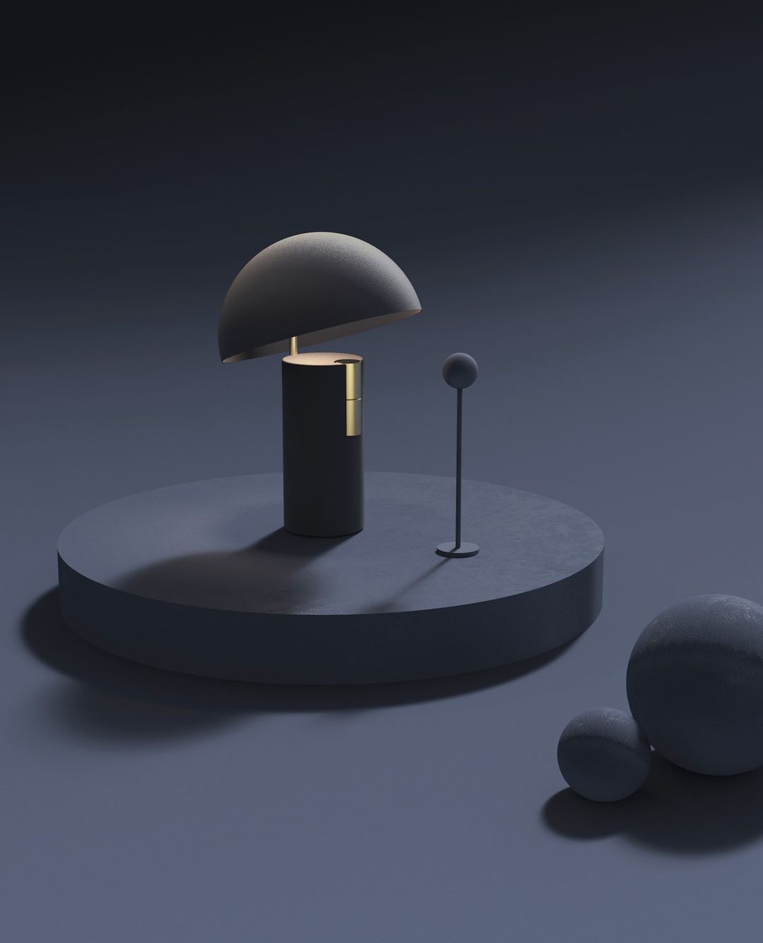 Table Lamp - RetroWave - Minimalist & Adjustable Design - Chic Modern Elegance | Kalsten