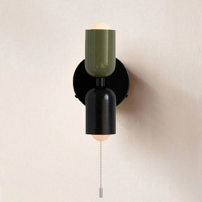 Modern Double Glass Wall Lamp Kalsten