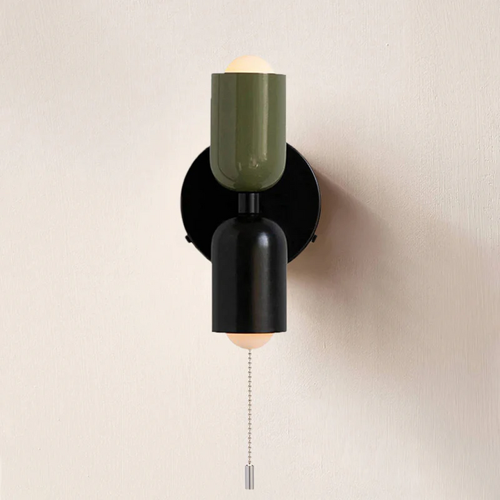 Modern Double Glass Wall Lamp Kalsten