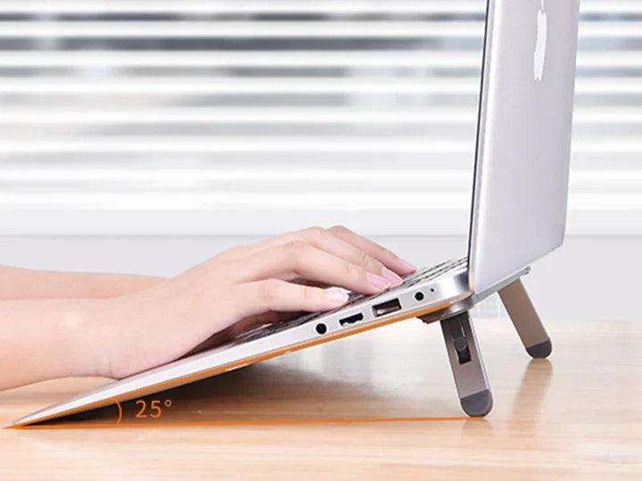 Kalsten | Portable Aluminum Laptop Stand, with Adjustable & Ergonomic Design, for Home, Office, Study & More