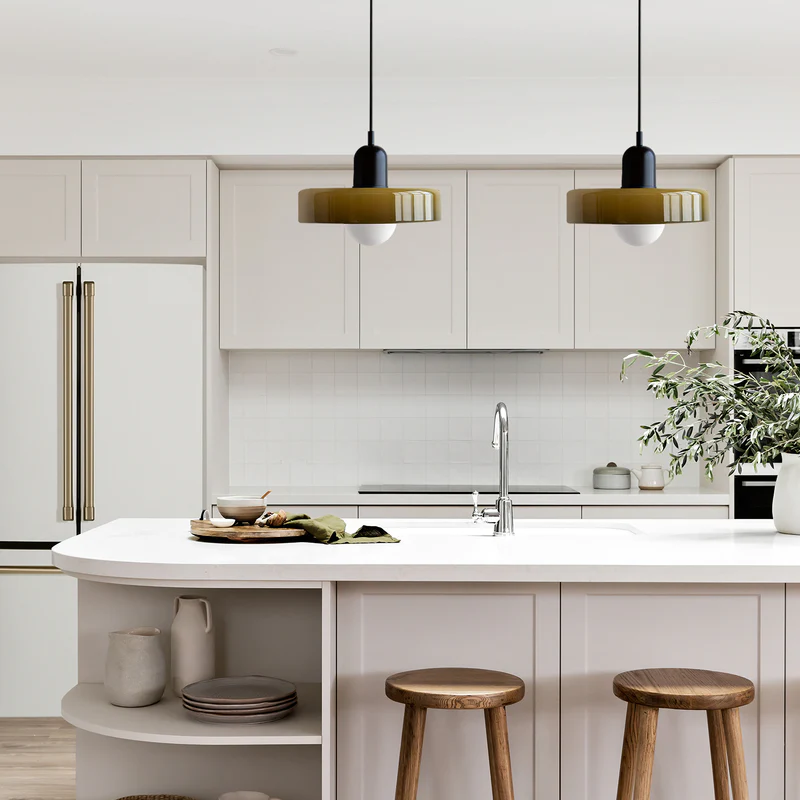 Bauhaus Colorful Glass Pendant Lamp Kalsten